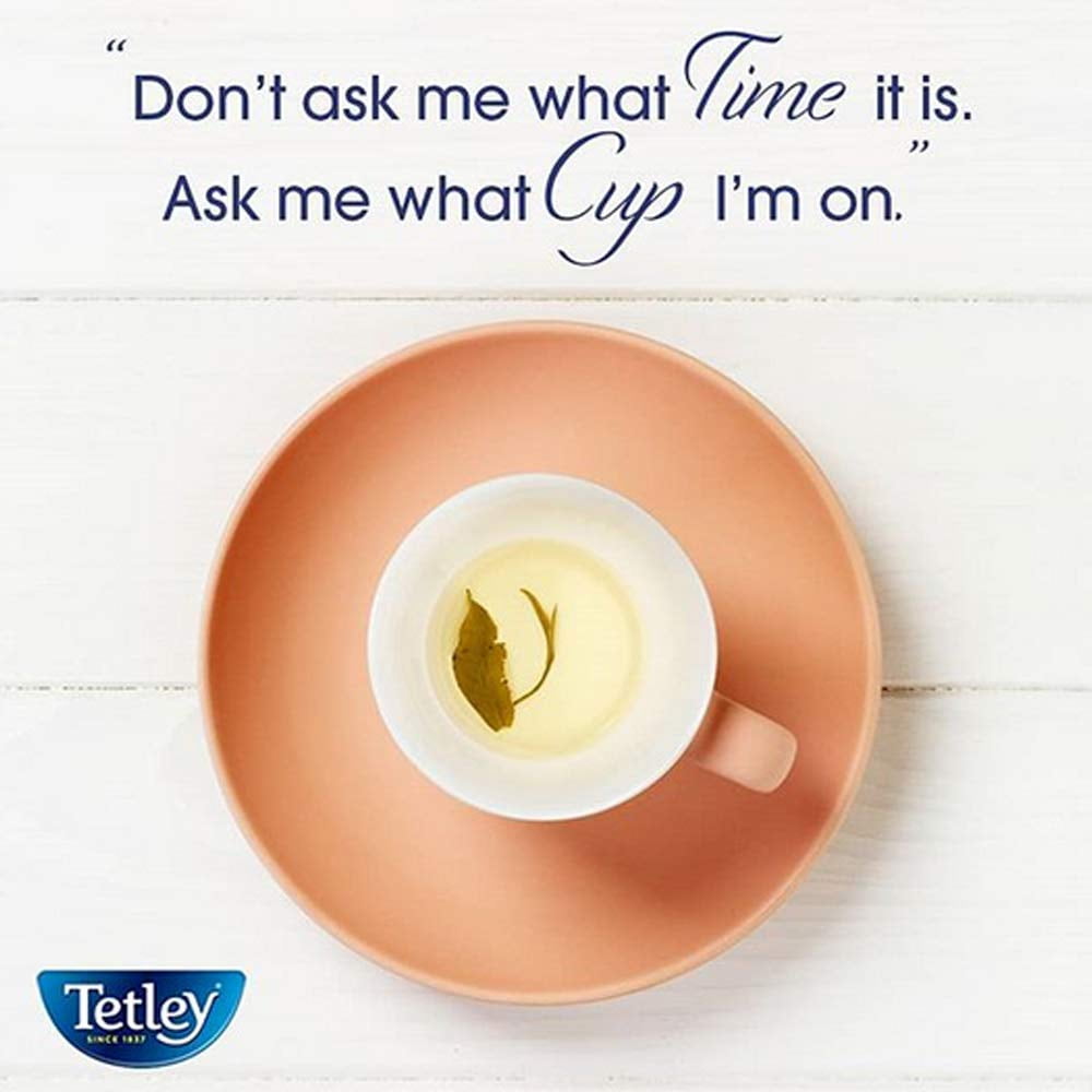Tetley British Blend Premium Decaf Black Tea, Decaffeinated Tea, 40 Tea Bags (Pack of 6), Rainforest Alliance Certified