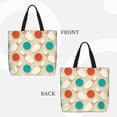 thumbnail image 2 of Disketp Vintage Bowling Bolsa Tote de Lona para Mujer, Bolso de Hombro y Cruzado con Cierre de Cremallera, 2 of 7