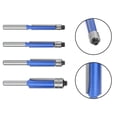 thumbnail image 3 of 1Pc 1/4 Shank Trim Router Bit With Bearing for Wood Template Bit Milling Cutter 6.35X9.52, 3 of 8