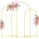 thumbnail image 1 of Soporte de Arco para Globos Dorado, Juego de 3 (2.2/2/1.8 m), Mamparas para Decoracion de Fiestas, Estructura para Decoración en Bodas, Cumpleaños y Eventos, Montaje Fácil y Diseño Elegante, 1 of 4