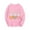 #0025-Pink, variant on Tween Boys Girls Easter Graphic Print Long Sleeve Crew Neck Tee Soft Cotton Casual Layering Top Spring Fall Easter Daily Wear 2-15 Years