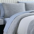 thumbnail image 3 of Poppy & Fritz Connery Stripe Grey Twin Duvet Cover Set, 3 of 4