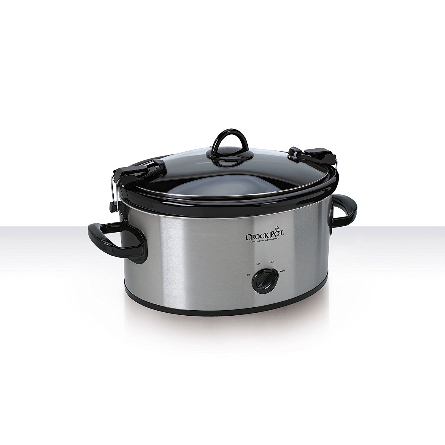 Crock-Pot Cook and Carry 6 Quart Oval Manual Portable Stainless Steel Slow Cooker - image 5 of 8