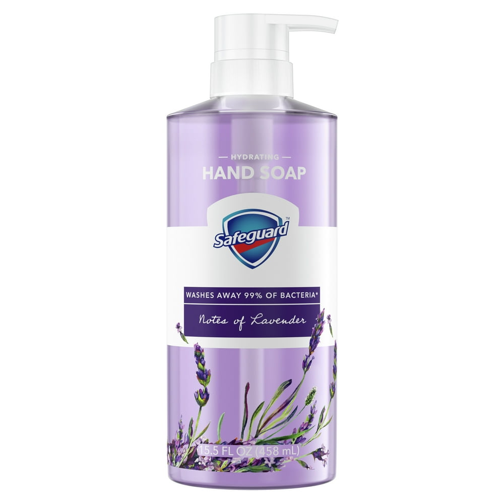 Safeguard Liquid Hand Soap Nourishing Notes of Lavender, 15.5 Oz