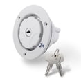 thumbnail image 2 of GUOOL RV Round Plastic Fresh Water Fill Inlet Trailer White, 2 of 9