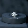 thumbnail image 6 of Rosec Jewels Certified Lab Grown Diamond Art Deco Engagement Ring, EF-VS Quality, 18K White Gold, US 5.00, 6 of 9