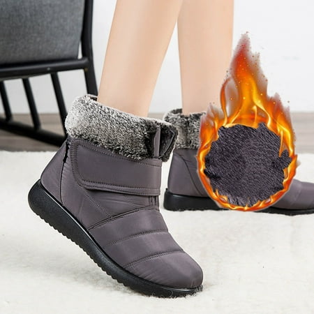 

TALKVE Snow Boots Short Boots Winter Cotton Boots Plus Velvet Warm Women s Boots