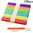 thumbnail image 1 of Coofit 100PCS Kids Ice Cream Stick DIY Safe Creative Wooden Popsicle Stick Ice Pop Stick, 1 of 10