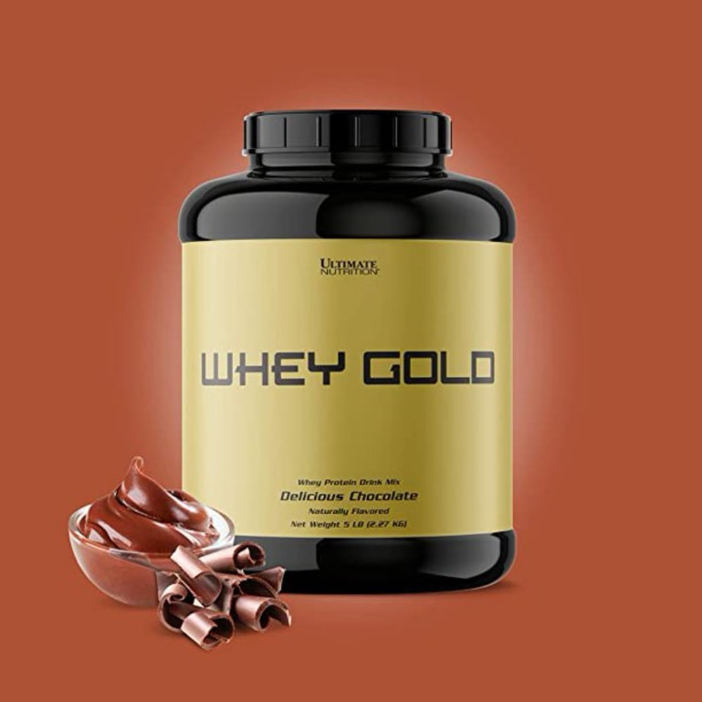 Ultimate Nutrition Whey Gold Protein -Powder, Chocolate, 5 Pounds