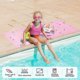 thumbnail image 3 of Unicorn Beach Towel - 76 x 150cm Pink Polyester Camping Towels for Girls Kids Unicorn Beach Towel Soft Beach Blanket Pool Travel Swimming Bath Shower, 3 of 5