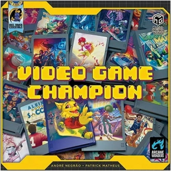 Video Game Champion – Strategy Board Game for 2-5 Players – 16-Bit Nostalgia – Competitive Gameplay