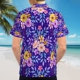 thumbnail image 6 of High Quality Hawaiian Shirts for Men Short Sleeve Aloha Beach Shirt Floral Summer Casual Button Down Shirts Blouses EF8VPS, 6 of 7