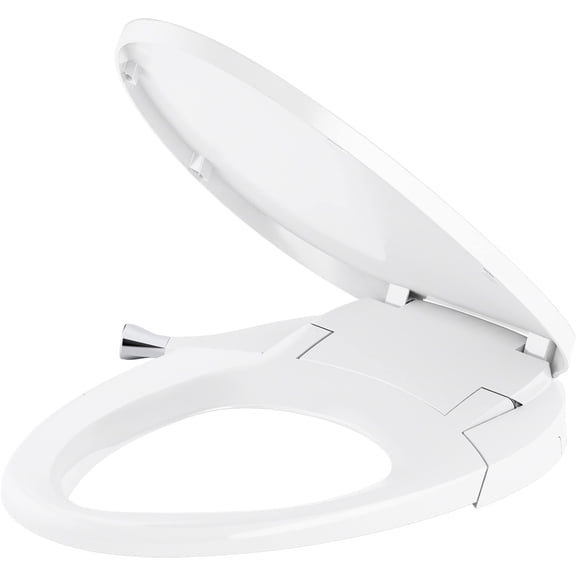 Kohler K-98804-Cp Purewash Elongated Soft Close Bidet Seat - White