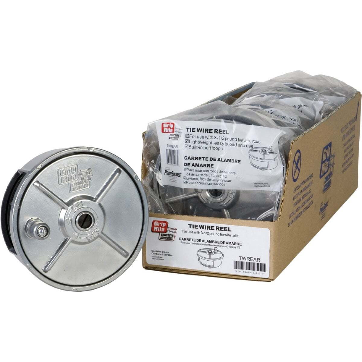 Quick-Release Cable Organizer – Aluminum Tie Wire Reel With Smooth Release Design For Electrical & Plumbing Projects