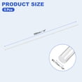 thumbnail image 2 of Uxcell 5pcs 304 Stainless Steel Round Rods, 1/8" Dia x 14" Length Stainless Steel Metal Solid Shaft Rod Bar for Industry Use Metal Working Hobbies DIY Craft, Silver, 2 of 7