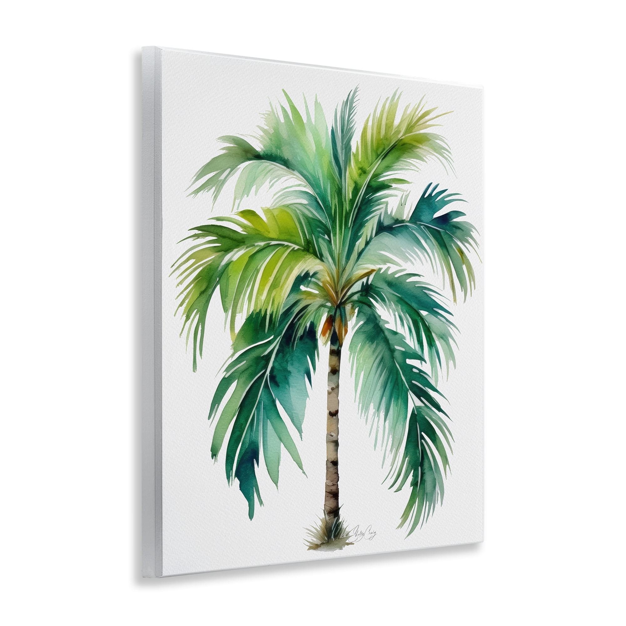Stupell Industries Lagoon Majesty Palm Wall Plaque Art, design by Shelly Craig