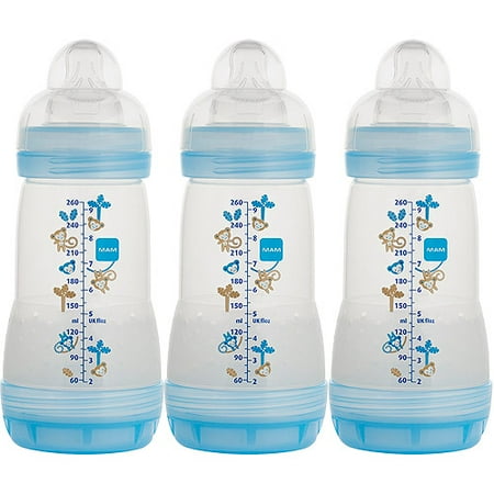 MAM - Boys' 8-oz. Bottle Gift Set, 3-Pack, BPA Free