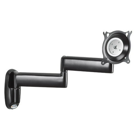 Dual Arm Steel Stud Black
