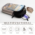 thumbnail image 5 of SEANATIVE Sunglasses Case Dual Compartment Eyeglasses Case Soft Lightweight Neoprene Zipper Glasses Pouch Shockproof Portable Eyewear Bag Waterproof Glasses Organizer, Beach Starfish Seashell, 5 of 7