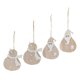 thumbnail image 2 of Adornos Colgantes de Navidad BLESIY 4 Piezas Santa Claus DIY Craft Gift, 2 of 6