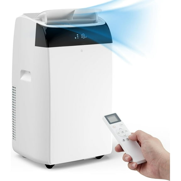 Wpond 12000 BTU 3-in-1 Cools up to 450-550 Sq.Ft Portable Air Conditioner, White