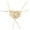 Gold, variant on Necklaces & Pendants Versatile Three-Part Gold Silver Necklace Set with Interchangeable for Shared Bonds 3PCS, 4 cmx4.5 cm, Silver