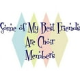 thumbnail image 2 of CafePress - Choir Members Friends -  Round Wood Ornament 4", 2 of 2