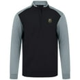thumbnail image 2 of Men's Levelwear Black Vegas Golden Knights Bayou Insignia Core Quarter-Zip Pullover Top, 2 of 3