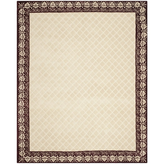 SAFAVIEH Total Performance TLP755C Ivory / Maroon Rug