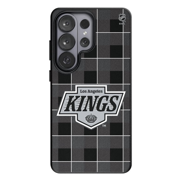 Keyscaper Los Angeles Kings Plaid Galaxy Magnetic Bump Case