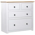 thumbnail image 1 of vidaXL Buffet Blanc 80x40x83 cm Pin Gamme Panama, 1 of 5