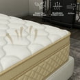 thumbnail image 5 of DalisTairy 14 inch King Size Medium Firm Hybrid Mattress Thickness Bed in a Box, 5 of 6