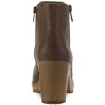 thumbnail image 3 of Sun + Stone Womens Rowaan Faux Leather Round Toe Ankle Boots, 3 of 3