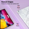 thumbnail image 5 of Dteck Smart Case for 9th 8th 7th Generation 10.2 inch,Leather Glittering Sparkly Folio Shockproof Sparkly Crystal Clear Back Cover Stand Case for iPad 10.2" 2021/2020/2019,Purple, 5 of 7