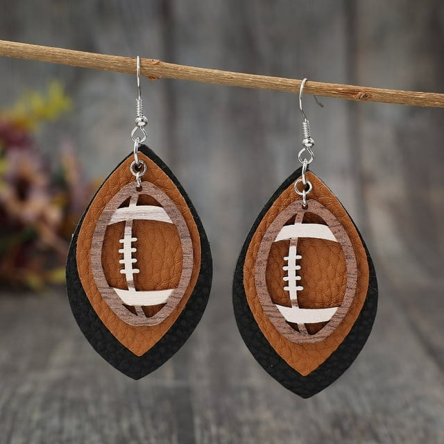 Nvzi Pendientes colgantes de estilo retro, nuevos y únicos, estilo bohemio étnico, joyería vintage (marrón)