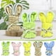 thumbnail image 1 of Toalla para conejo de 50x25cm Toalla de baño de forro polar • Diseño suave, acogedor y adorable de conejito • Envolvente de baño lavable y de secado rápido • Toalla de regalo de Pascua 1 pack, 1 of 6