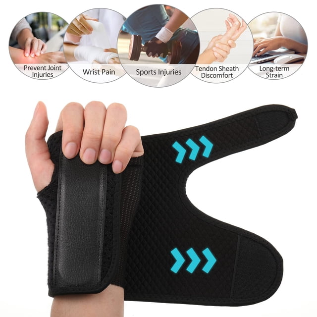 Guardoinrt Wide Range Of Uses Hand Wrist Support Thumbs Injury Pads For Pain Relief left hand