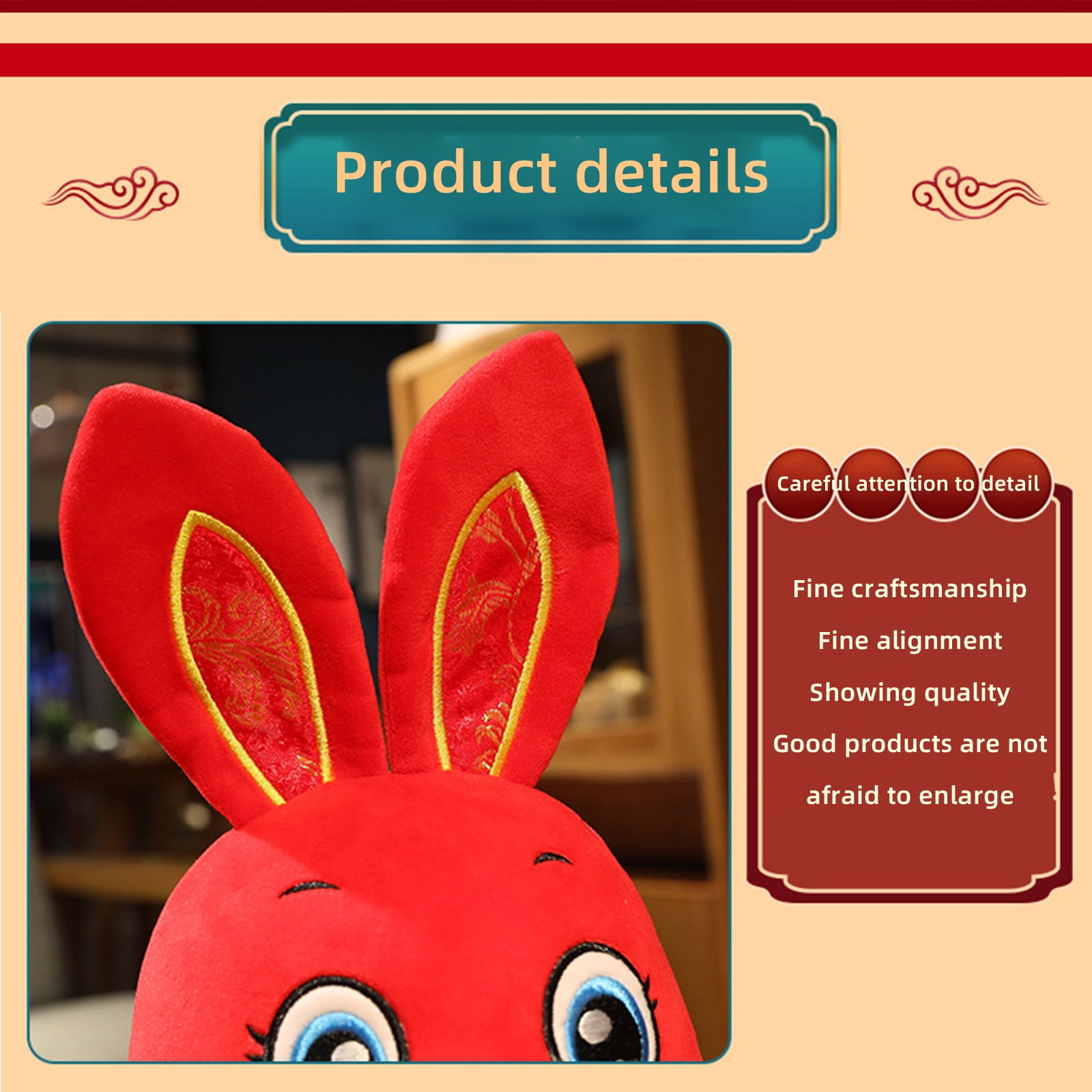 LV MCM DIOR New Cute Diamond Inlaid Leather Rabbit Plush Toys 38cm Bunny  DIY Doll Ornament Creative Gifts Accompany Birthday Toys CLEARANCE‼️