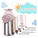 thumbnail image 3 of Termo Acero Inoxidable Vaso Térmico Para Niño Portátil 500ml Xtellar rosa, 3 of 3
