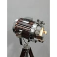 thumbnail image 3 of Vintage Nautical Table Searchlight Lamp Wooden Stand Lighting Spotlight, 3 of 4