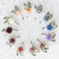 thumbnail image 2 of Qarigey Ramillete no tóxico apto para mascotas, flores hipoalergénicas para gatos y perros, para el ojal del novio Accesorios de disfraces rubor rosa, 2 of 6