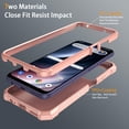 thumbnail image 3 of Funda para teléfono Mocotto para Cricket Icon Plus 2026 con vidrio templado rosa, 3 of 7