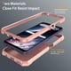 thumbnail image 3 of Funda para teléfono Mocotto para Cricket Icon Plus 2026 con vidrio templado rosa, 3 of 7