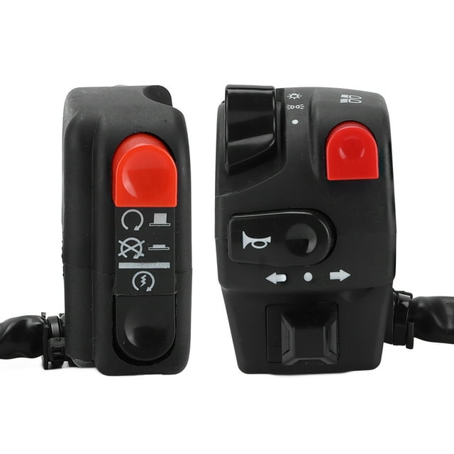 Handlebar Controller Switch,Pair 22mm Motorcycle Left Motorcycle Switches Handlebar Kill Switch State-of-the-Art Design