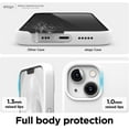 thumbnail image 4 of elago Compatible with iPhone 13 Case, Liquid Silicone Case, Full Body Screen Camera Protective Cover, Shockproof, Slim Phone Case, Anti-Scratch Soft Microfiber Lining, 6.1 inch (White), 4 of 7