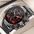 thumbnail image 2 of SENBONO reloj inteligente para hombre, accesorio de pulsera resistente al agua con seguimiento de actividad deportiva, Batería grande de 2023 mAh, BT, respuesta a llamadas, 400 xuanjing  unisex, 2 of 2
