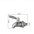 thumbnail image 2 of Stainless Steel Replacement Faucet Homemade Barrel Beer Dispenser Faucet (12mm*1PCS), 2 of 5