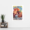 thumbnail image 2 of Mucha Beers Meuse Nouveau Advert Extra Large XL Wall Art Poster Print, 2 of 3