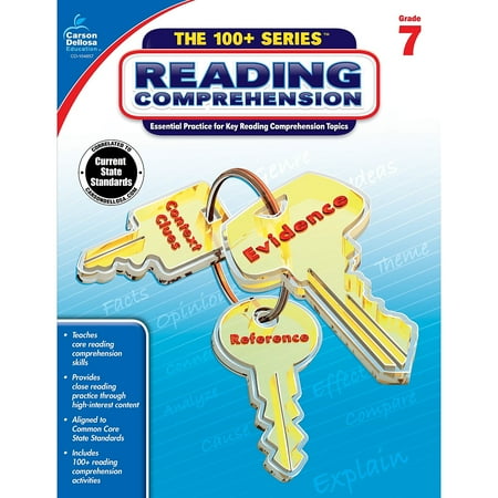 UPC: 0044222242619 | CARSON-DELLOSA Reading Comprehension Workbook for Grade 7 104857