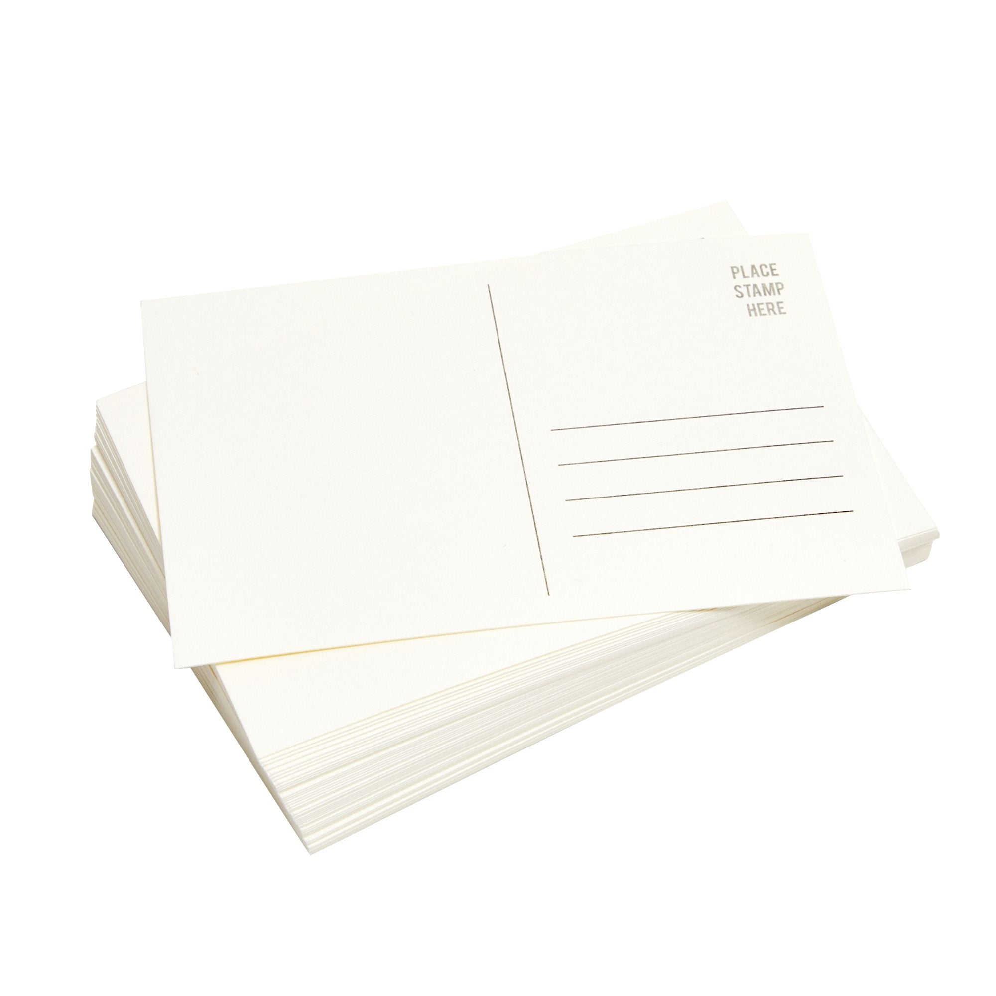 50 Pack Watercolor Postcards Blank, Bulk 4x6 Inch Cards to Paint, for Art,  DIY (White, 300gsm Cardstock) 